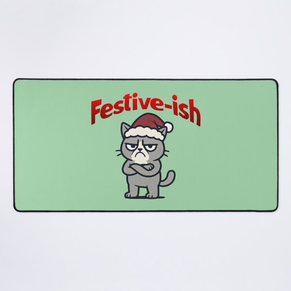 Item preview, Festive-ish Grumpy Cat Funny Christmas designed and sold by Sachie's Studio.