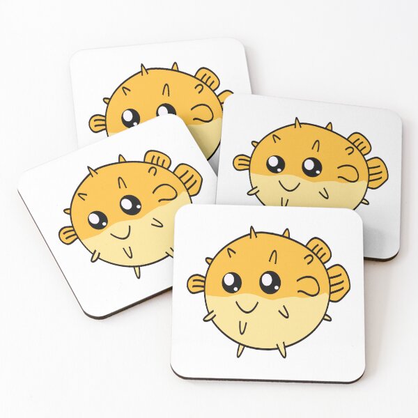 Item preview, Cute Yellow Pufferfish designed and sold by AquaticPals.
