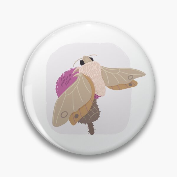 Item preview, Cute Fat Moth On A Flower designed and sold by SpottedPilot.