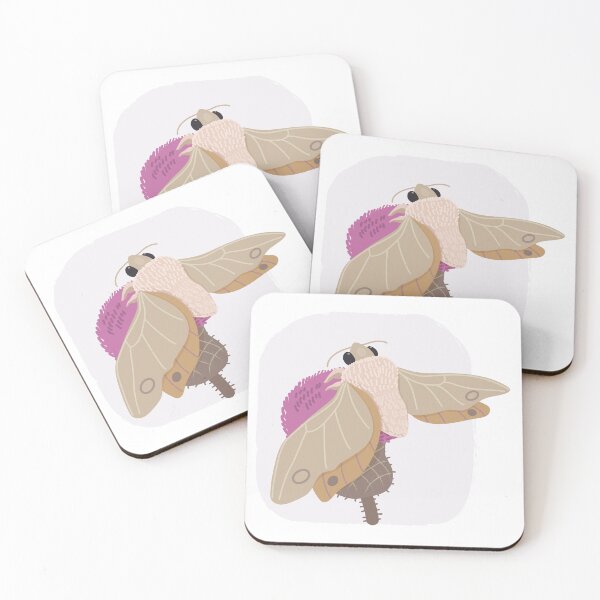 Item preview, Cute Fat Moth On A Flower designed and sold by SpottedPilot.