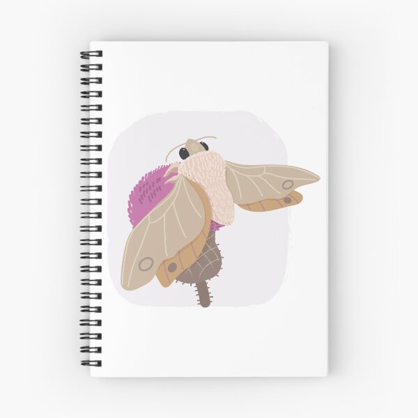 Item preview, Una linda polilla gordita sobre una flor. designed and sold by SpottedPilot.