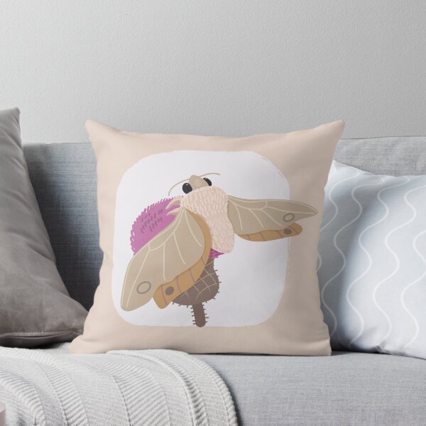 Item preview, Cute Fat Moth On A Flower designed and sold by SpottedPilot.