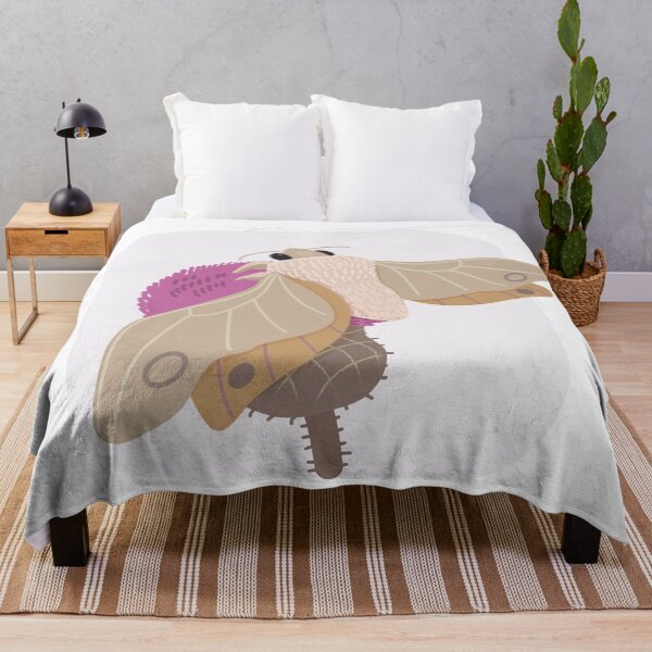 Item preview, Cute Fat Moth On A Flower designed and sold by SpottedPilot.