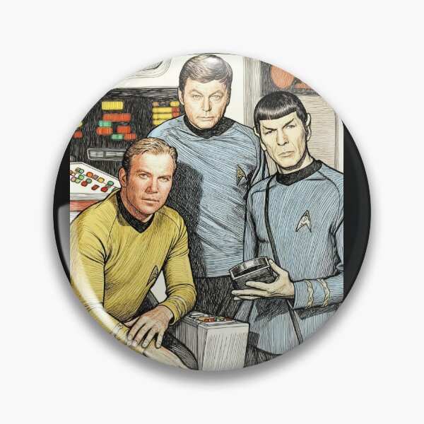 Item preview, Star Trek: Captain Kirk, Mr Spock, and Dr McCoy designed and sold by sid1802.