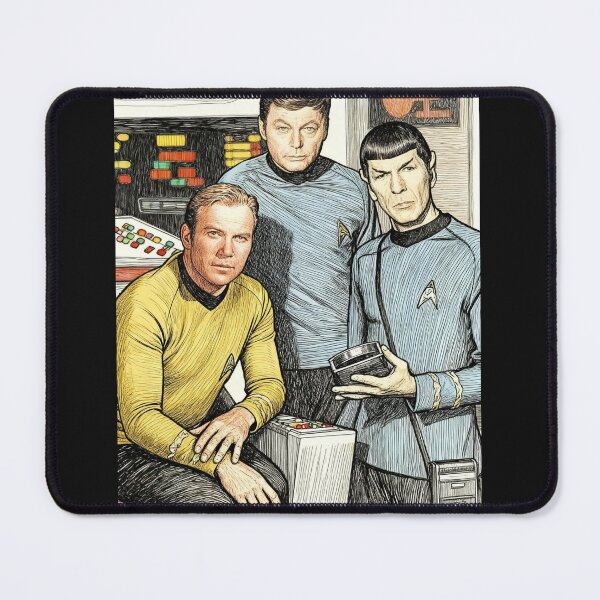 Item preview, Star Trek: Captain Kirk, Mr Spock, and Dr McCoy designed and sold by sid1802.