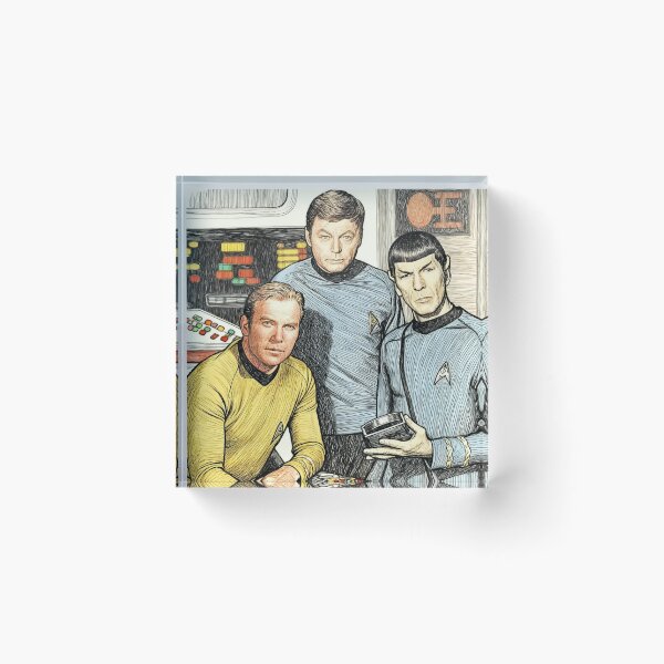 Item preview, Star Trek: Captain Kirk, Mr Spock, and Dr McCoy designed and sold by sid1802.