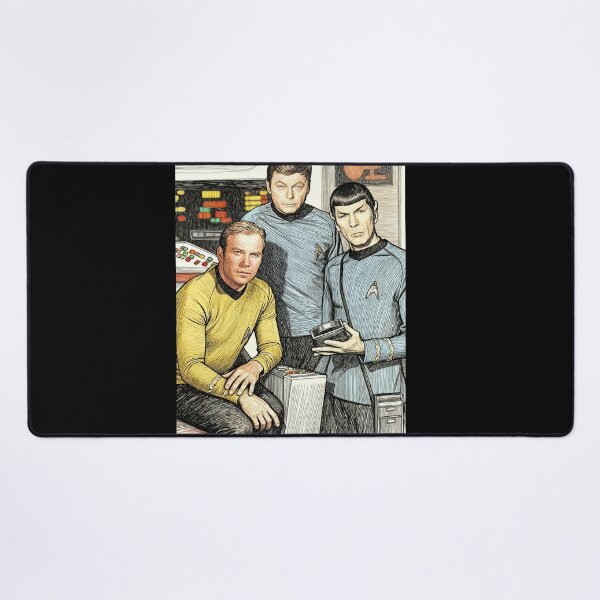 Item preview, Star Trek: Captain Kirk, Mr Spock, and Dr McCoy designed and sold by sid1802.