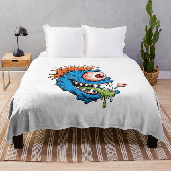 Item preview, Blue Punk Monster designed and sold by ThePrintArt.