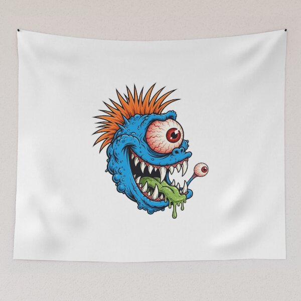 Item preview,  Blue Punk Monster  designed and sold by ThePrintArt.
