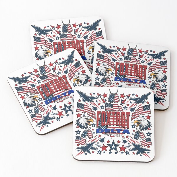Item preview, FOXTROT DELTA TANGO American Flag designed and sold by ArtDesignTp.