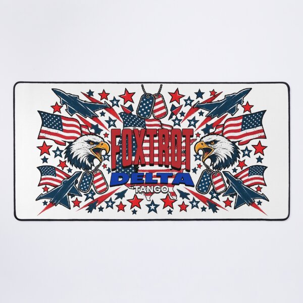 Item preview, FOXTROT DELTA TANGO American Flag designed and sold by ArtDesignTp.