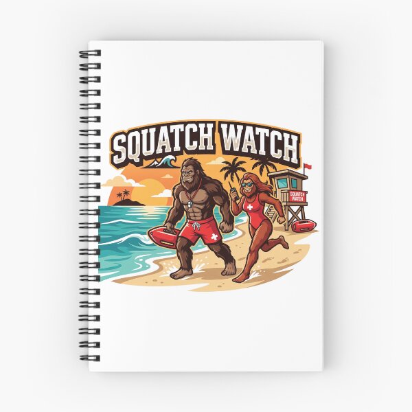 Item preview, Bigfoot Lifeguard Squatch Watch - Funny Lifeguard designed and sold by Spank My Yeti.