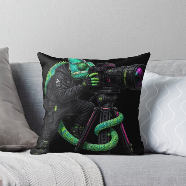 Item preview, Cyberpunk Photographer Chameleon designed and sold by LazyDayzCo.