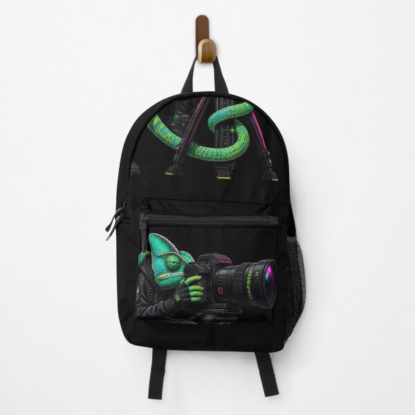 Item preview, Cyberpunk Photographer Chameleon designed and sold by LazyDayzCo.