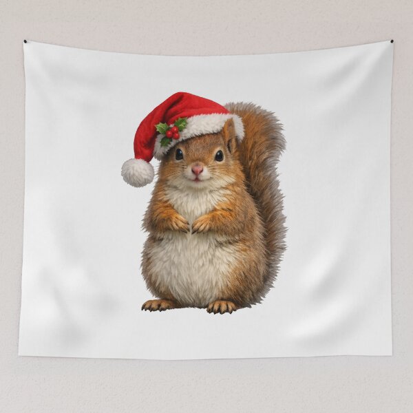 Item preview, Cute Squirrel Ready for the Holidays designed and sold by susiecc.