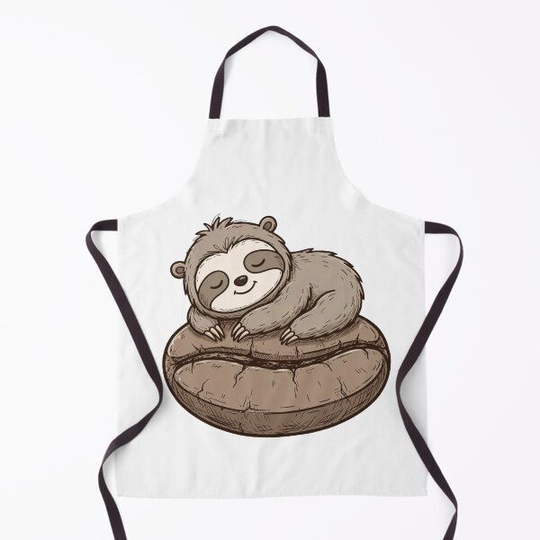 Item preview, Cute Sloth Sleeping On Coffee Bean designed and sold by ThePrintArt.