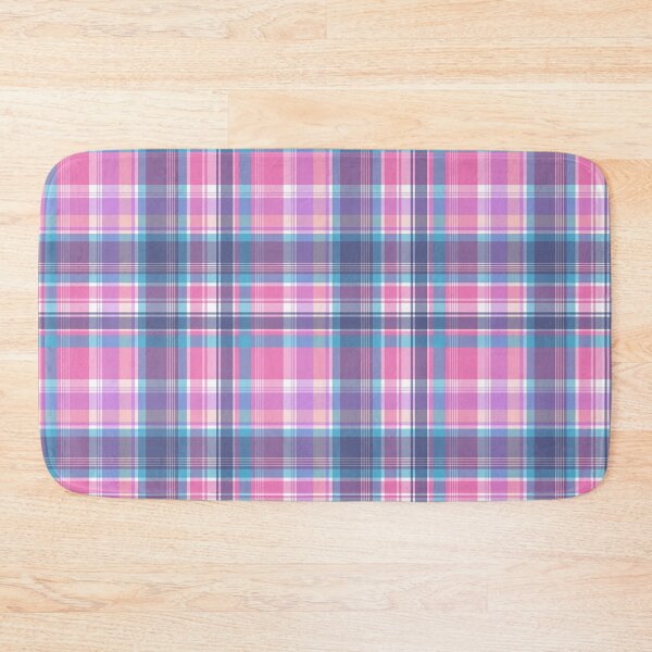 Item preview, Flamingo Blue Plaid designed and sold by Beatitudes Design.