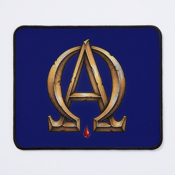 Item preview, Sacred Alpha and Omega Stone Emblem designed and sold by Francisbb.