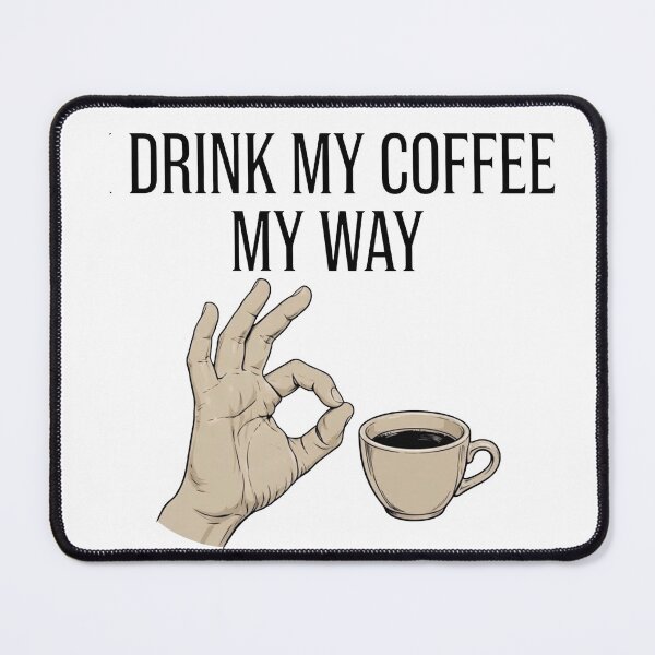 Item preview, OK Coffee Hand - Funny Minimalist Coffee Lover Design designed and sold by ThePrintArt.