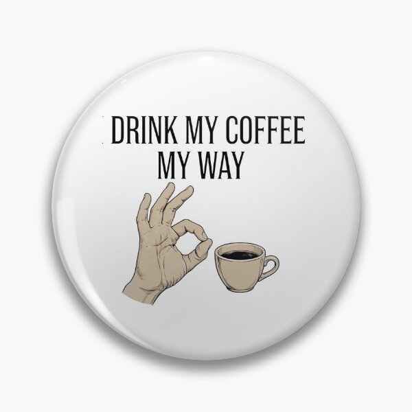 Item preview, OK Coffee Hand - Funny Minimalist Coffee Lover Design designed and sold by ThePrintArt.