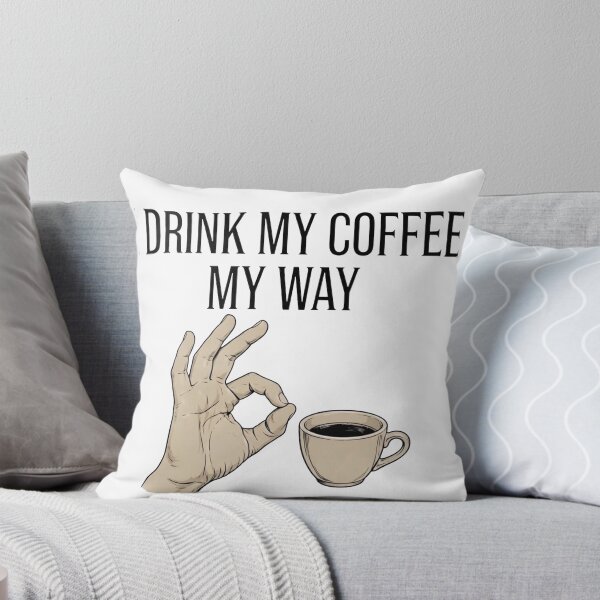 Item preview, OK Coffee Hand - Funny Minimalist Coffee Lover Design designed and sold by ThePrintArt.