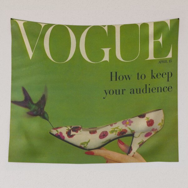 Item preview, Vogue Vanity Fair Magazine Cover Vintage Girls Ladies Women Wall Art Poster Print Tee Cushion Mug Shirt designed and sold by Cool Robot Bro..