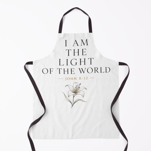 Item preview, I Am the Light of the World — John 8:12 Typography designed and sold by QCena.