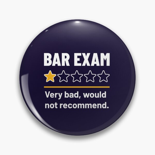 Item preview, Bar Exam Funny 1 Star Very Bad Would Not Recommend designed and sold by jaygo.
