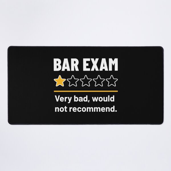 Item preview, Bar Exam Funny 1 Star Very Bad Would Not Recommend designed and sold by jaygo.