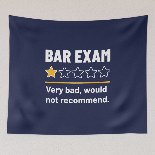 Item preview, Bar Exam Funny 1 Star Very Bad Would Not Recommend designed and sold by jaygo.