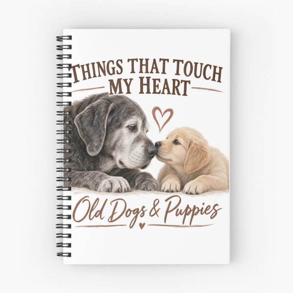 Item preview, Things That Touch My Heart – Old Dogs & Puppies designed and sold by purrtees.