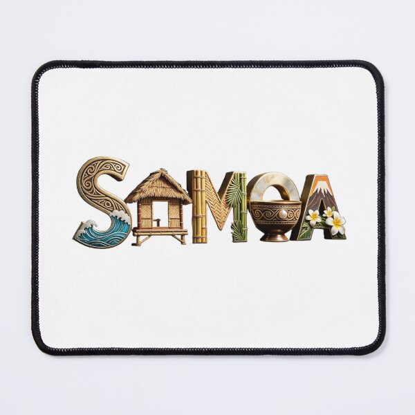 Item preview, Samoa – Ocean, Culture & Island Word Art designed and sold by VladisWorld.