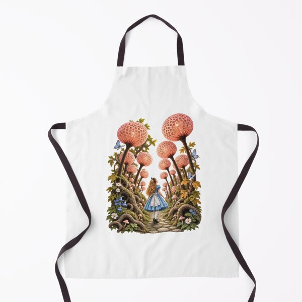 Item preview, Through the Mushroom Wood, Fantasy Forest Illustration designed and sold by wildlifethings.
