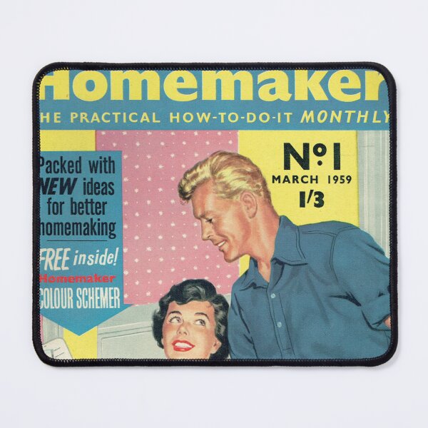 Item preview, Woman And Home Magazine Cover Vintage Girls Ladies Women Wall Art Poster Print Tee Cushion Mug Shirt designed and sold by Cool Robot Bro..