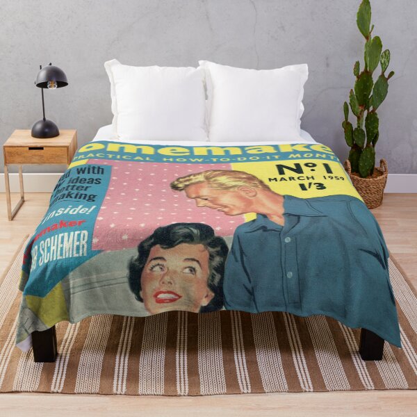 Item preview, Woman And Home Magazine Cover Vintage Girls Ladies Women Wall Art Poster Print Tee Cushion Mug Shirt designed and sold by Cool Robot Bro..