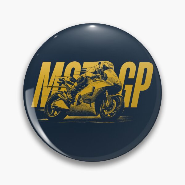 Item preview, MotoGP Motorcycle Racing Rider Gold Graphic designed and sold by KiwiRider.