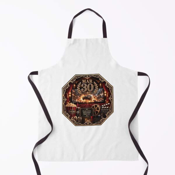 Item preview, March 30 Action Cinema Birthday Design designed and sold by LunaMoments.