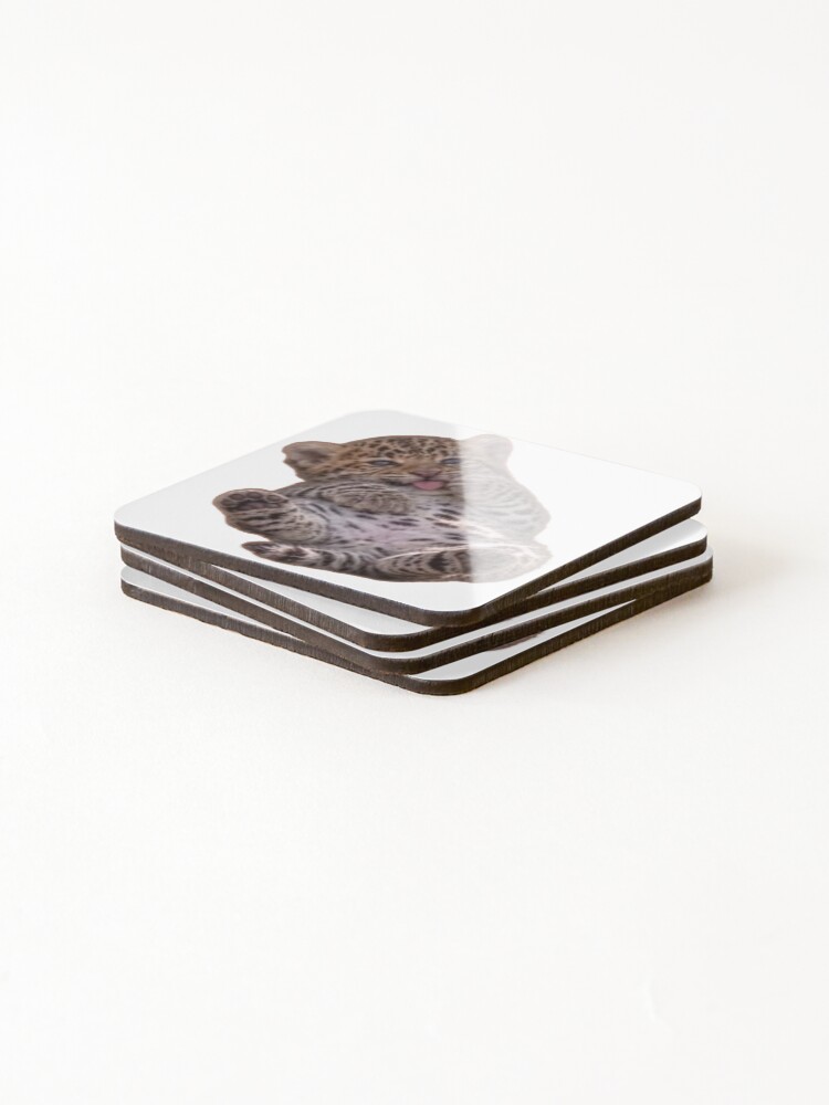 Thumbnail 4 of 5, Coasters (Set of 4), Spotted Kitty designed and sold by SoulLessly.
