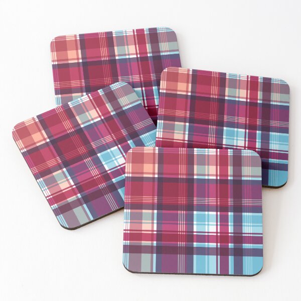 Item preview, Aqua Cerise Plaid designed and sold by Beatitudes Design.