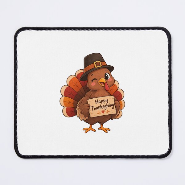 Item preview, Cute Thanksgiving Turkey Happy Thanksgiving Sticker designed and sold by designbyuzi.