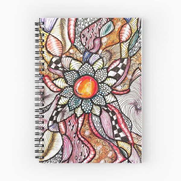 Item preview, Colorful Zentangle Flower of Life designed and sold by Modecreation.