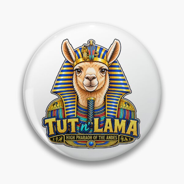 Item preview, Tut n’ Llama – High Pharaoh of the Andes designed and sold by CrazyGirlllc.