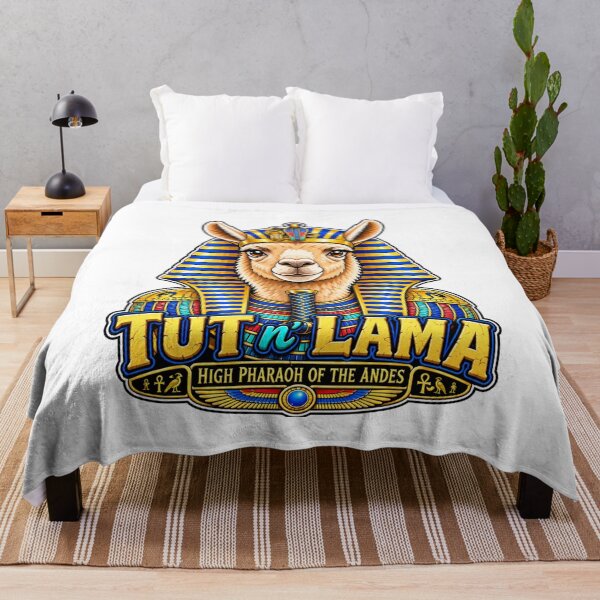 Item preview, Tut n’ Llama – High Pharaoh of the Andes designed and sold by CrazyGirlllc.