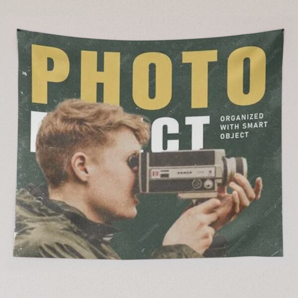 Item preview, Photo Effect Photography Vintage Magazine Hobby Enthusiast Wall Art Camera Poster Print Tee Cushion Mug Shirt designed and sold by Cool Robot Bro..