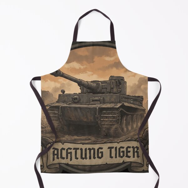 Item preview, Achtung Tiger Vintage Heavy Tank Humor designed and sold by ArtDreams92.