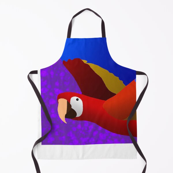 Item preview, Scarlet Macaw Flying designed and sold by hwawilmarth.