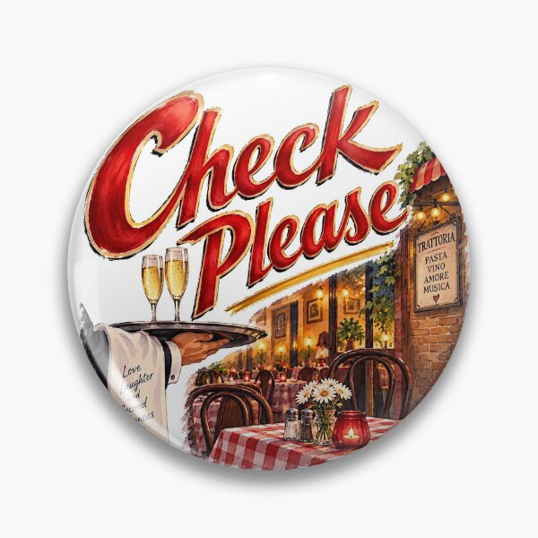 Item preview, Check Please designed and sold by Lyric Vault - Rock on.