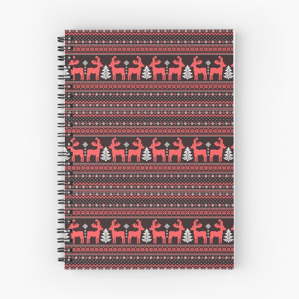 Item preview, New Year Christmas Black Red Pixel Pattern designed and sold by Noydee Red Salavan.