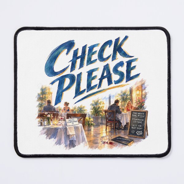 Item preview, Check Please designed and sold by Lyric Vault - Rock on.