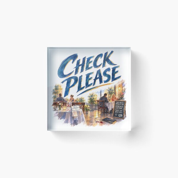 Item preview, Check Please designed and sold by Lyric Vault - Rock on.